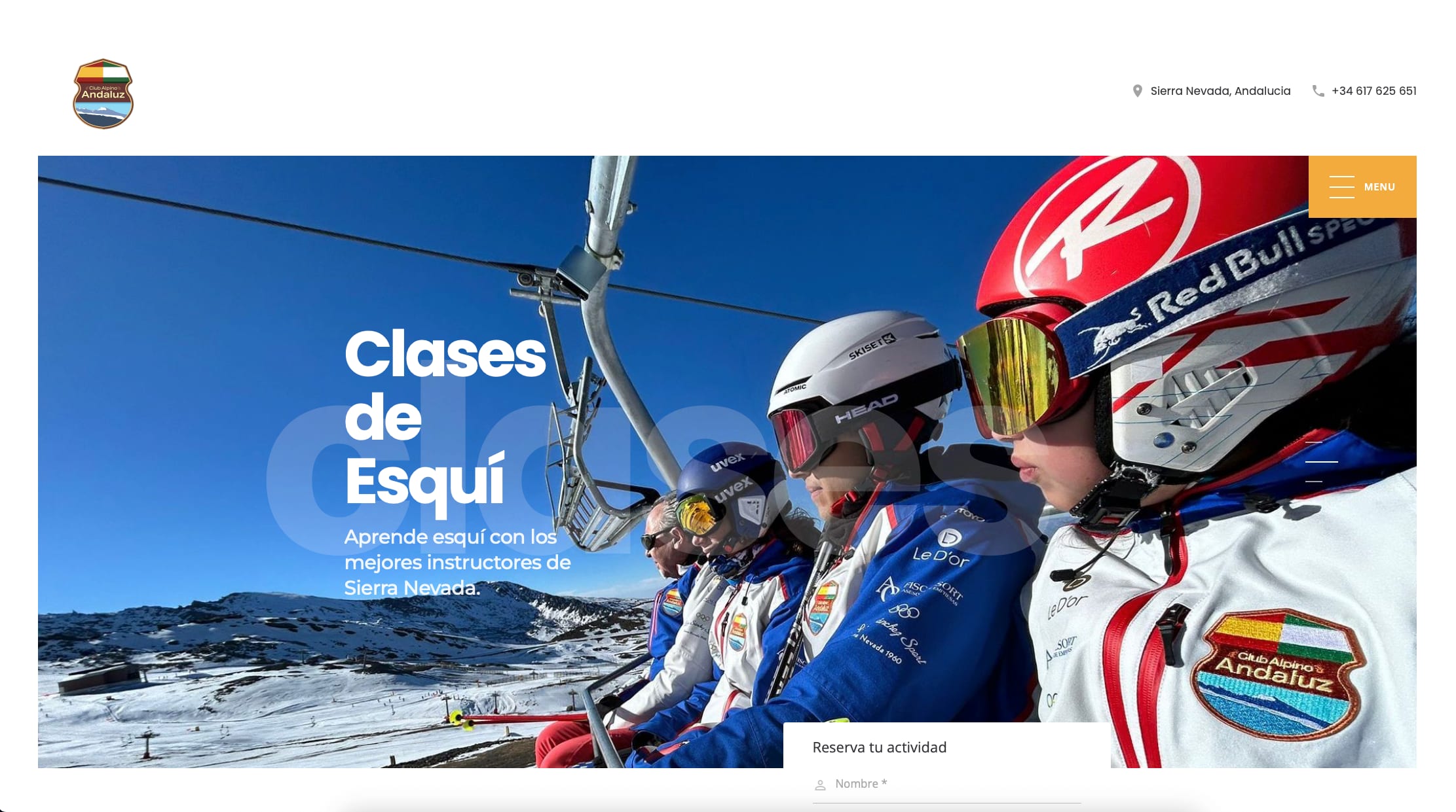 Ski Club Website
Club Alpino Andaluz